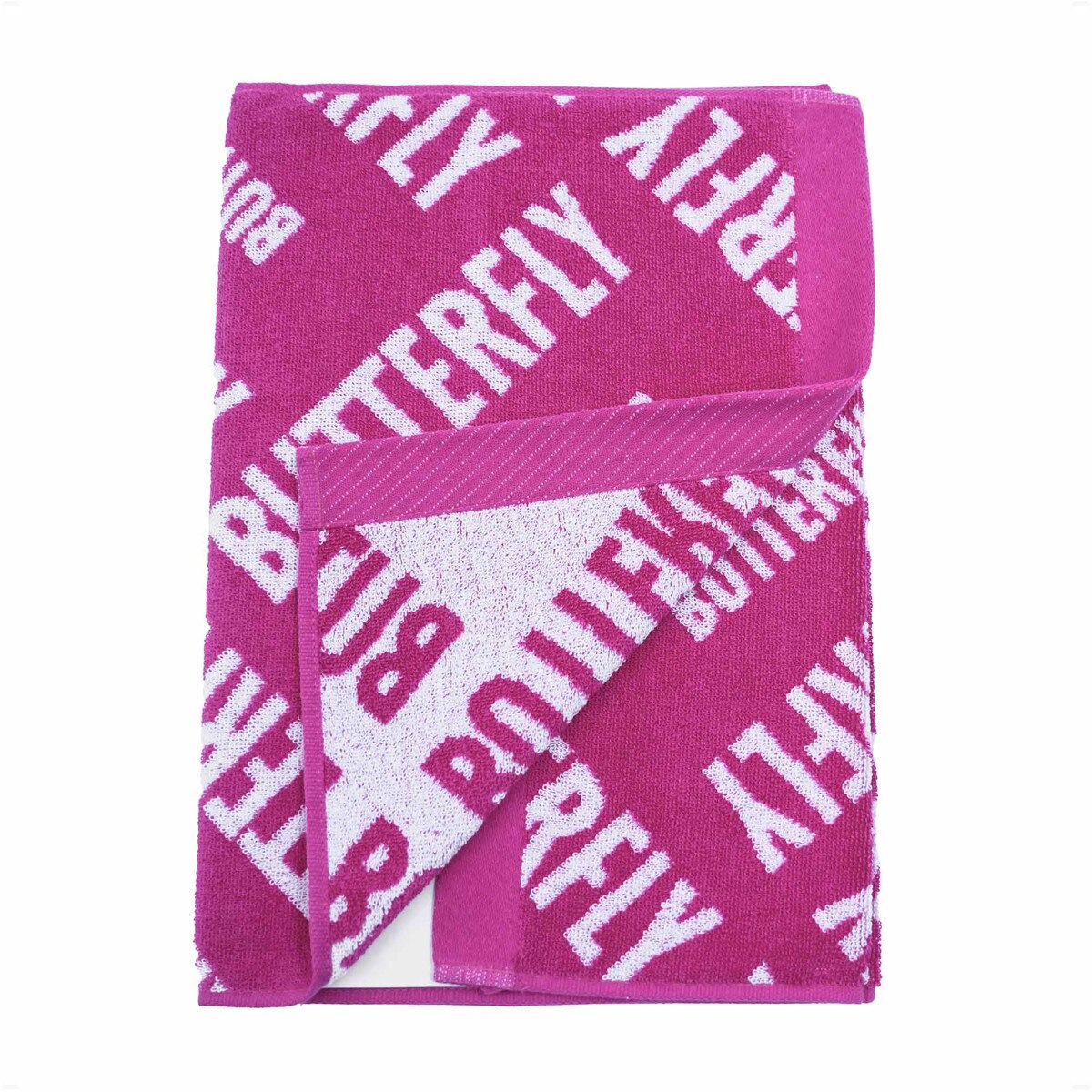 Butterfly Ramic Sports Towel - Rose - Folded Corners